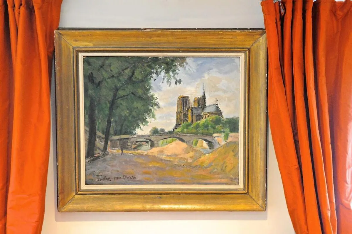 Tenderness At Notre Dame, Delacroix Paris Apartment
